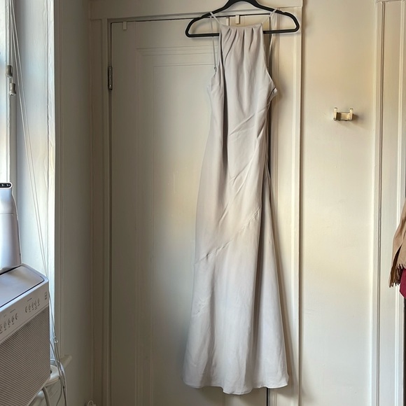Abercrombie & Fitch Dresses & Skirts - NWT Gray Silver A&F Abercrombie Gown Dress M